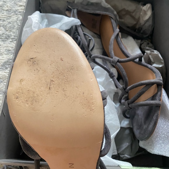 HALSTON HERITAGE Women's Brielle Caged Ankle Wrap High-Heel Sandals Size 7 - Picture 5 of 6